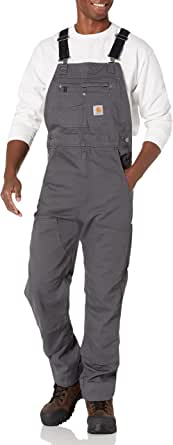 Carhartt mens Rugged Flex® Relaxed Fit Canvas Bib Overall