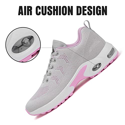 Mishansha Women's Walking Shoes Lightweight Air Cushion Running Jogging Sneakers