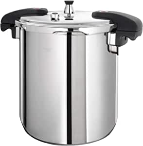 Buffalo QCP420 21-Quart Stainless Steel Pressure Cooker [Classic series]