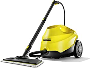Karcher SC 3 Portable Multi-Purpose Steam Cleaner with Hand & Floor Attachments for Grout, Tile, Hard Floors, Appliances & More – Chemical-Free, Rapid 40 Second Heat-Up, Continuous Steam